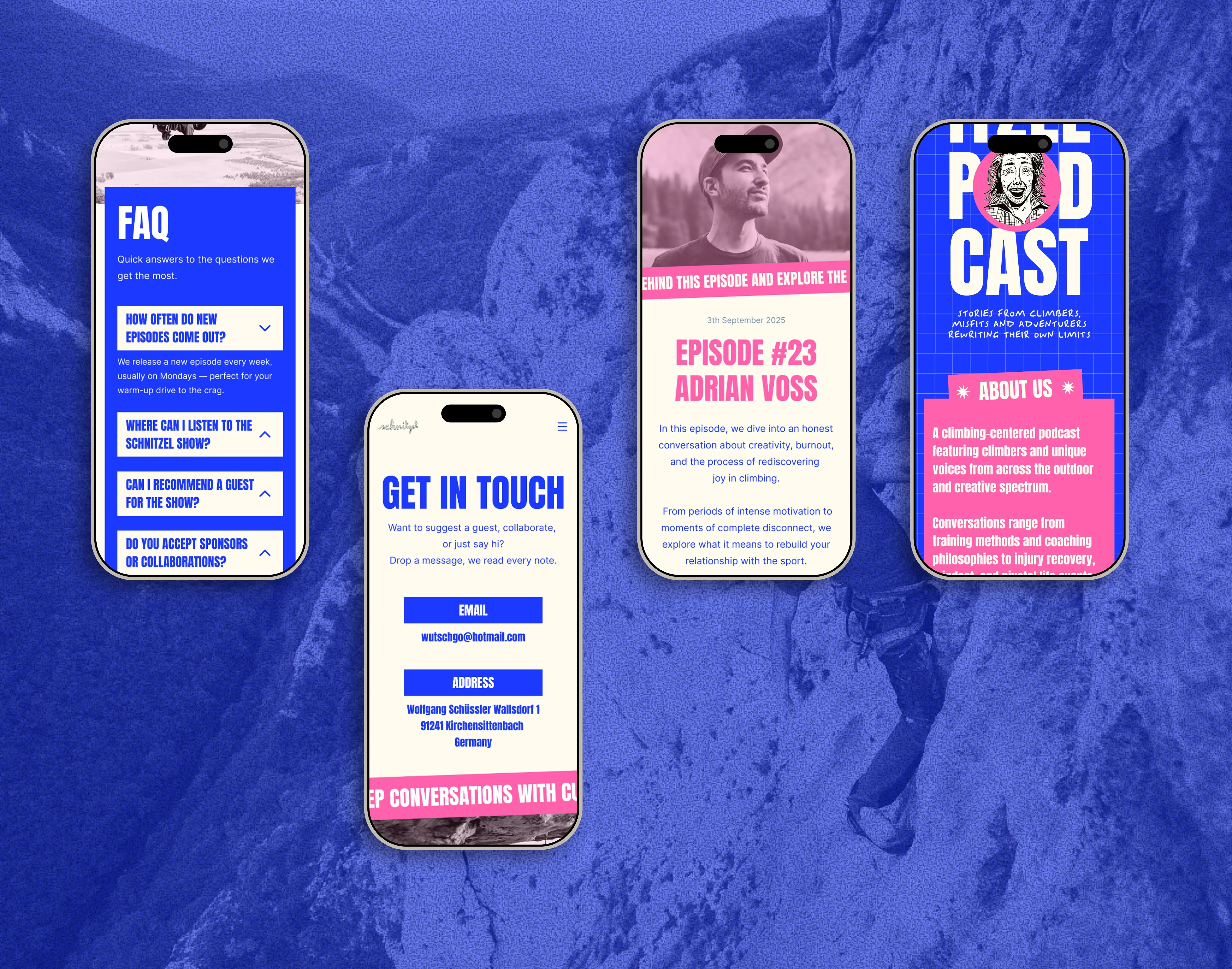 Schnitzel Podcast screenshots