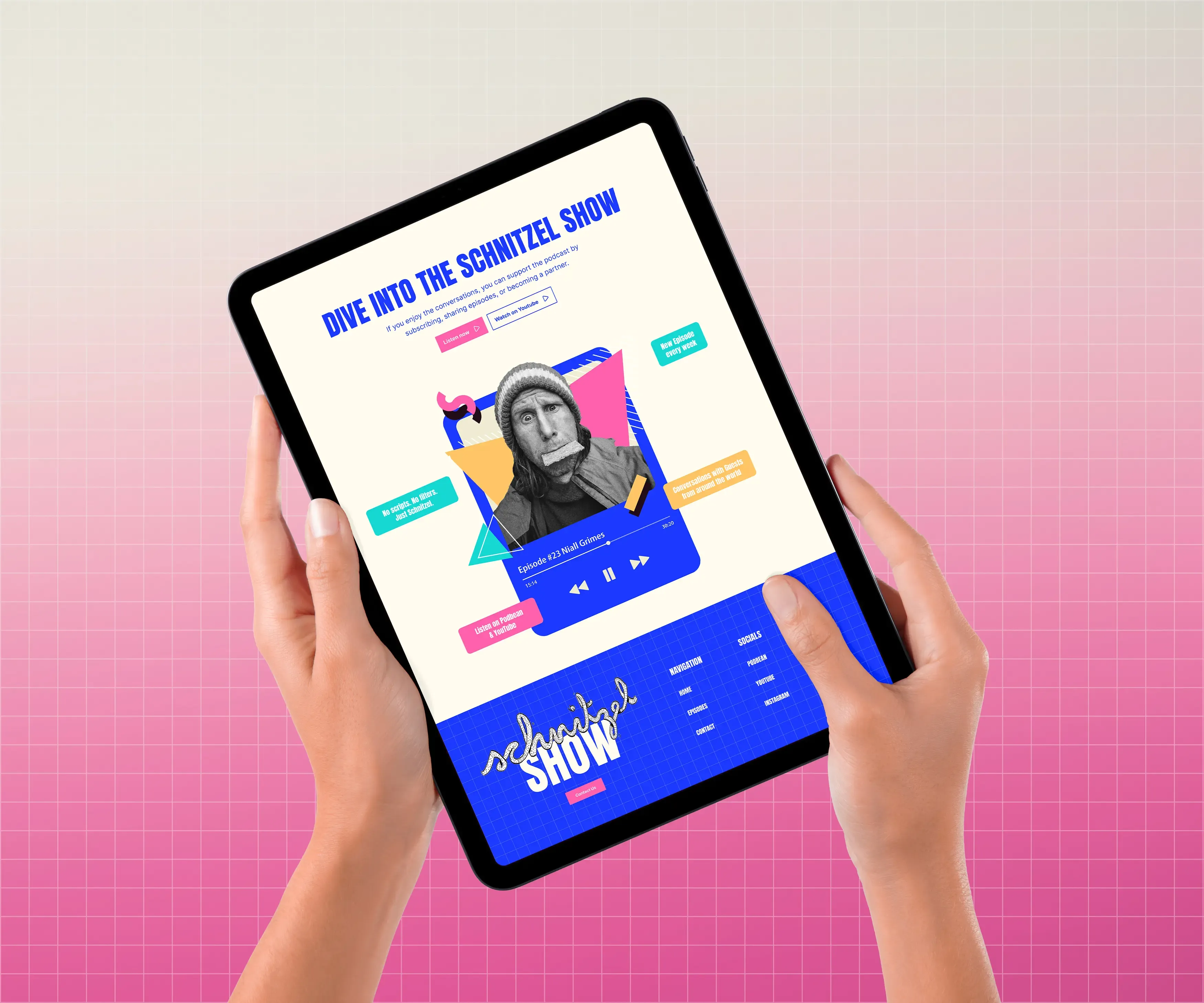 Schnitzel Podcast screenshots