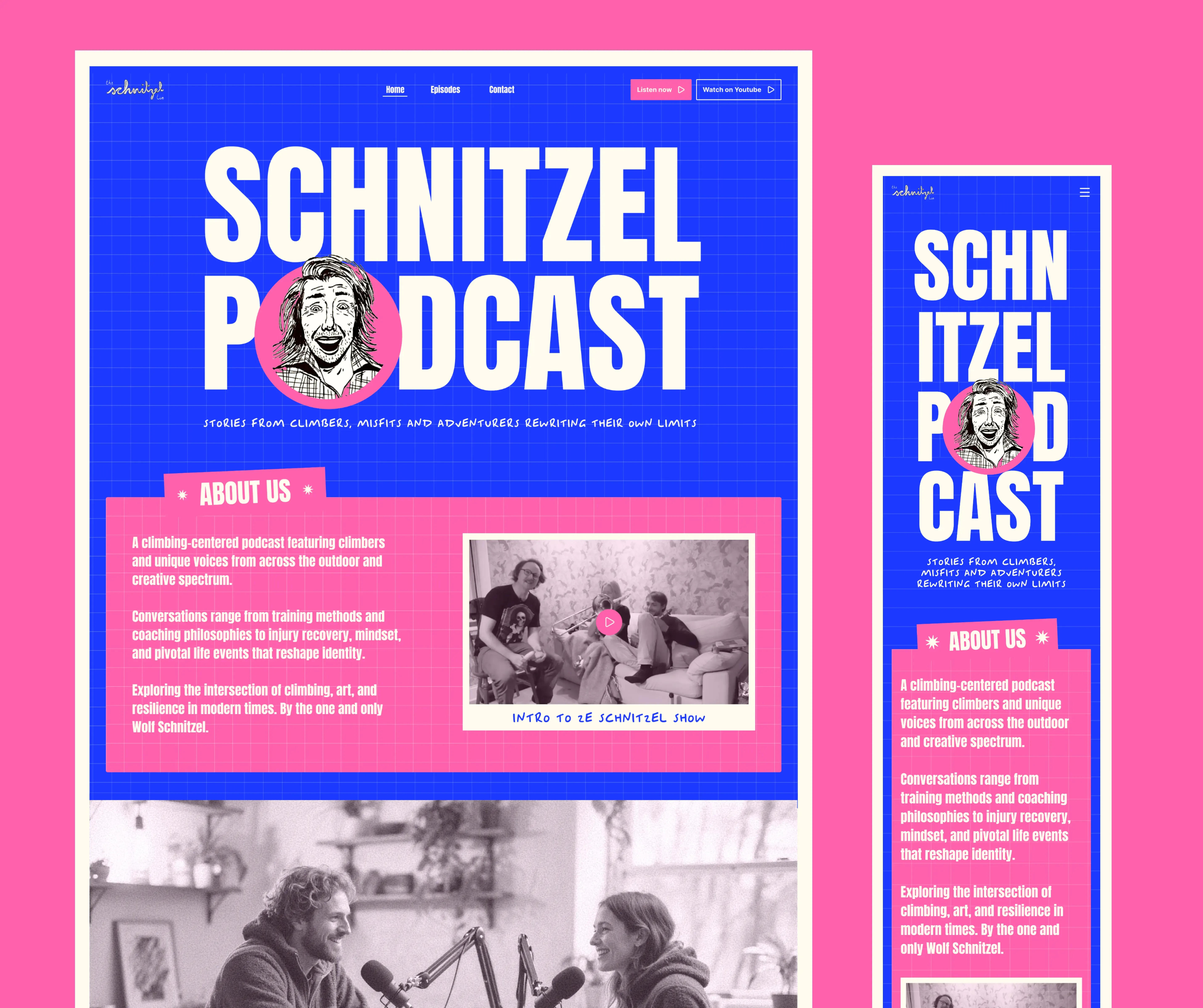 Schnitzel Podcast screenshots